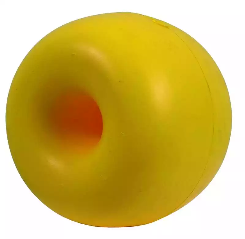 Flotteur Jaune diamètre 170 x 145 mm Trou 20 mm Promotion Saisonnière