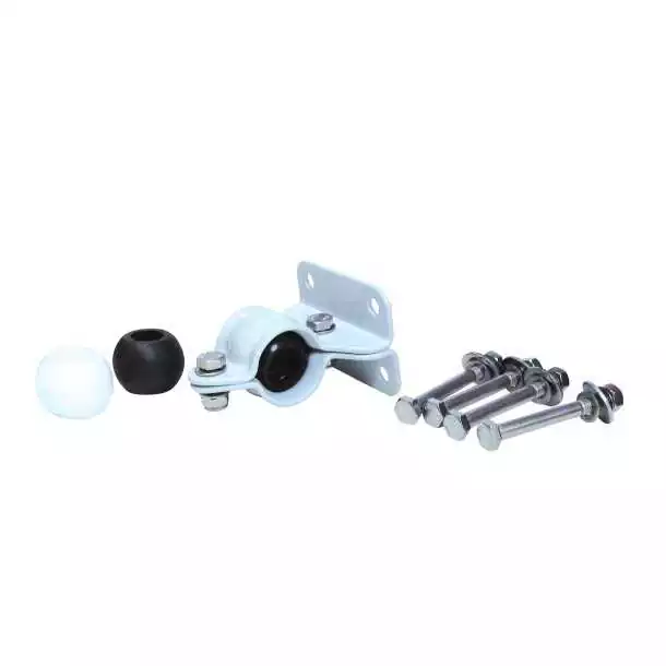 Support rotule court gris rotule en acier peint gris hauteur 5 cm Achetez Aujourd'hui