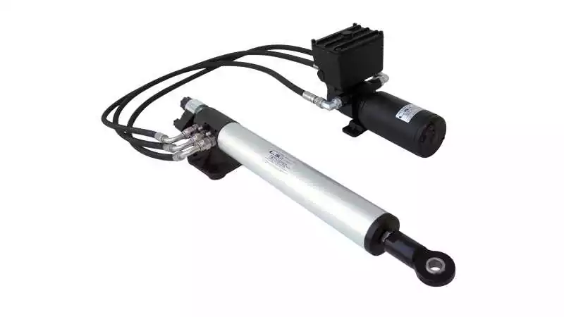 Prix Promo Ensemble verin linéaire hydraulique 40 ST 16 DEBP Newave 12V débit fixe