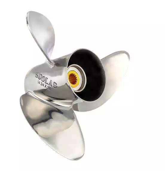 Commande En Gros Hélice Solas 3 pâles diam 18-3/4X17 rotation R Mercruiser BRAVO II échappement par hélice 19 cannelures