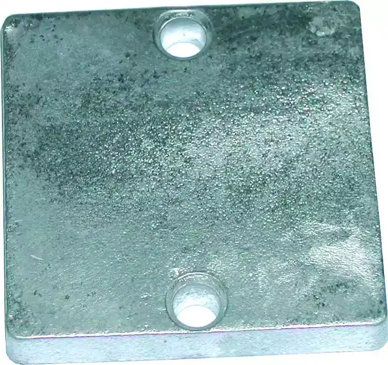 Remise Anode alu plaque 65x65x10