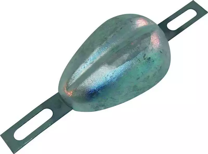 Anode zinc à boulonner 1,9kg Dimensions 140x95mm Entraxe 225mm Super Prix