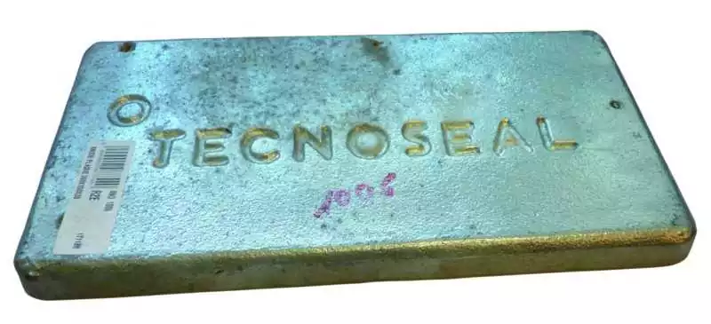 Anode zinc plaque 295x145x15 Nouvelle Collection