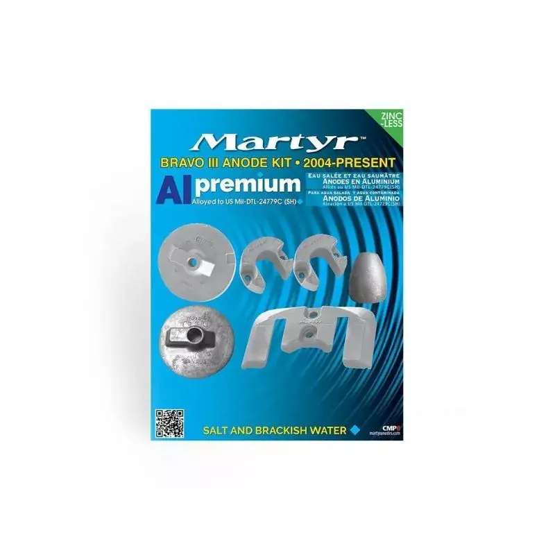Kit anode alu pour Mercury Bravo gen 4 àprès 2004 Commande En Gros