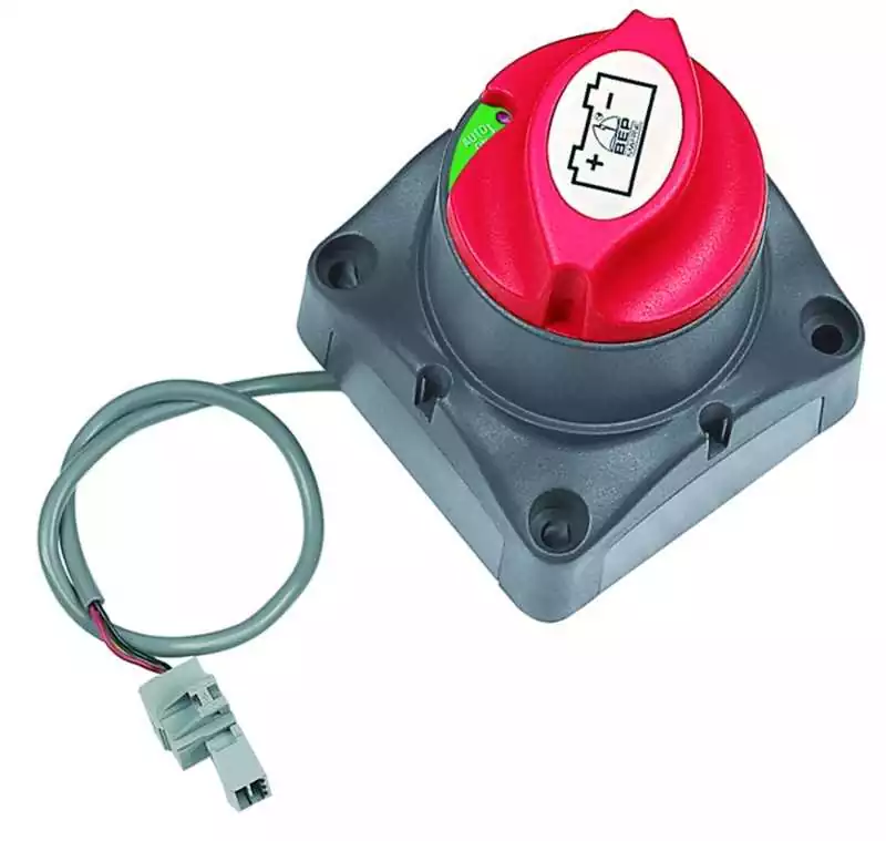 Promotion Saisonnière Coupe-batterie motorisé 12/24V – 275A – Commande à distance – Modèle 701-MD