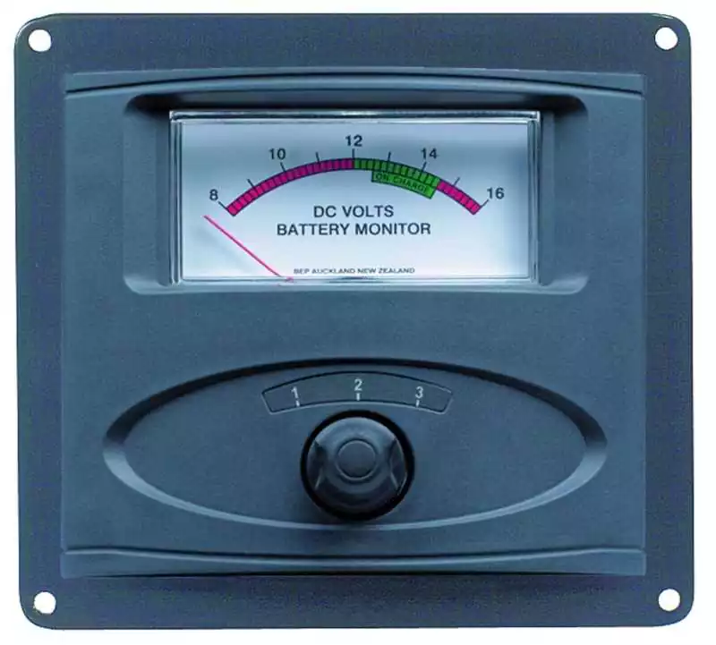 Populaire Tableau affichage analogique pour un parcs de 3 batteries 8-16V