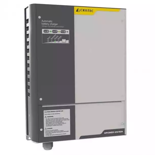 Satisfait Ou Remboursé Chargeur CRISTEC HPOWER 24V – 60A – 3 sorties – Chargeur marin professionnel
