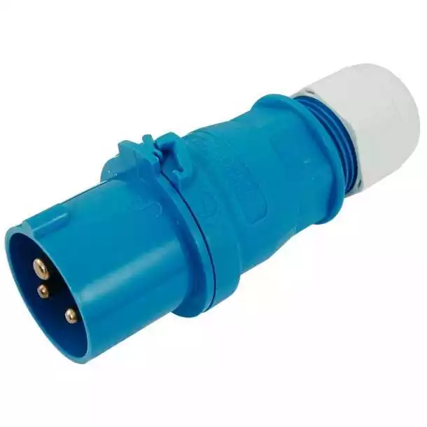 Expédié Aujourd'hui Prise marine Fiche mâle 230V 2 phases + terre 16A TE MULTI GRIP IP44