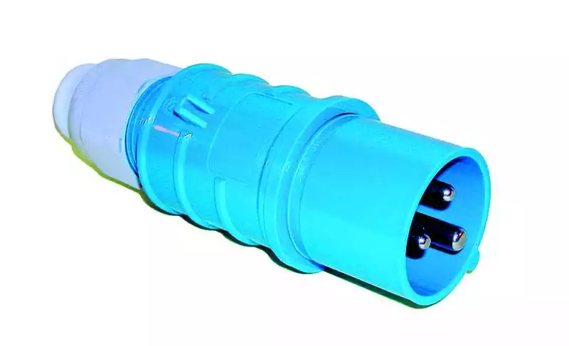 Offre Du Jour Prise marine Fiche mâle 230V 2 phases + terre 32A TE MULTI GRIP IP44