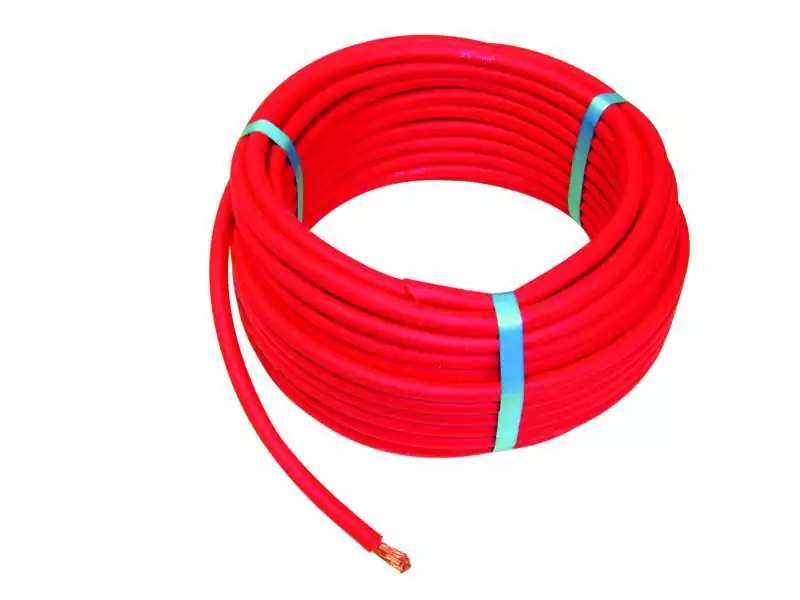Offre Exclusive Câble HI-FLEX 35mm² rouge mono-conducteur extra-souple bobine de 25m