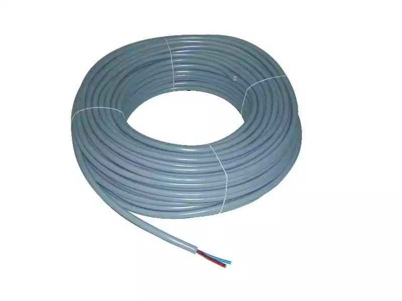 Prix Cassé 5m Câbles multi-conducteurs souples Gris Section 2 x 1,0mm2 Isolant PVC H05 VV-F