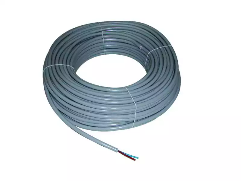 5m Câbles multi-conducteurs souples Gris Section 3 x 1,5mm2 Isolant PVC H05 VV-F Expédié Aujourd'hui