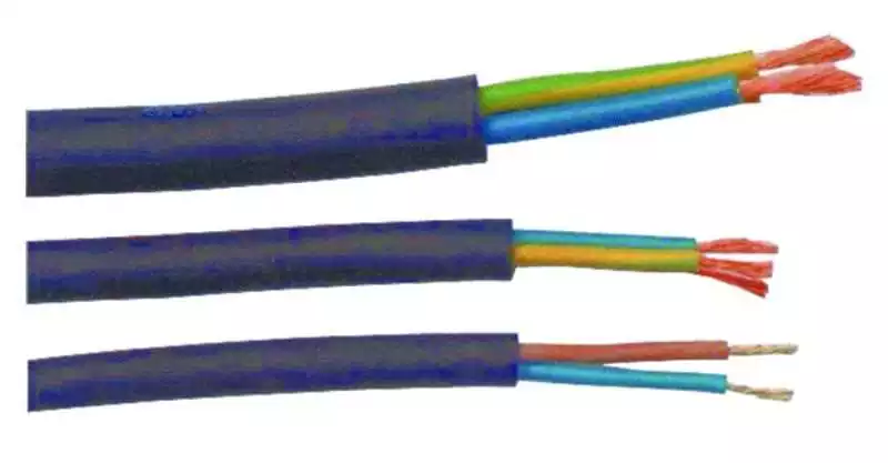 Offre Limitée Câble électrique H07RNF 3X1,5mm2 Noir peut atteindre 1000V 25 à +60 degrés