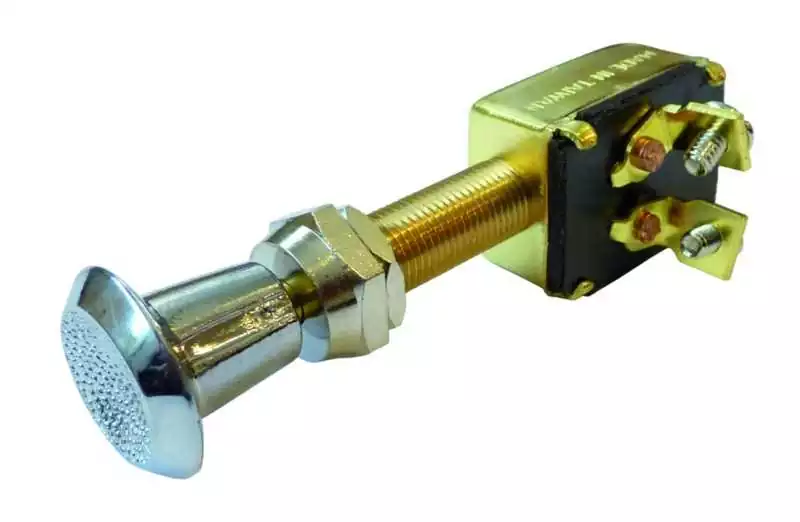 Super Prix Tirette à 2 plots Interrupteur 20A 12V à 2 bornes diamètre 9.5 x 30mm