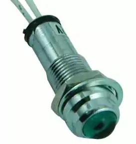 Voyant lumineux vert rond avec ampoule 12V 0,6W Meilleure Vente