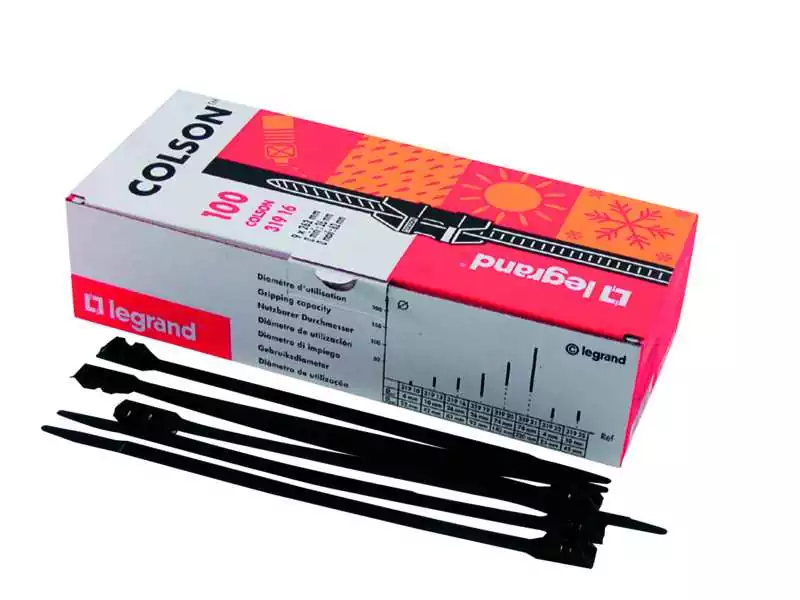 Commander Vite 100 Colliers Colson protection UV 9 x 500mm noir