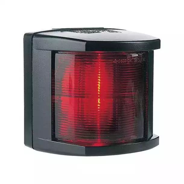 Marque Feu bâbord 112,5 degrés rouge Portée 2 NM Boîtier noir