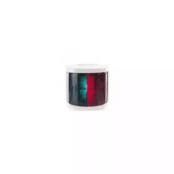 Feu bicolore 2 x 112,5 degrés rouge/vert Portée 2 NM Boîtier blanc Commande En Gros
