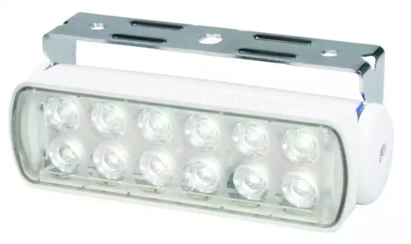 Paiement Sécurisé Projecteur à LED étanche boîtier blanc faisceau concentré 9 à 33V