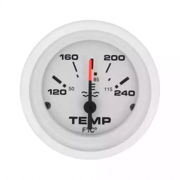 Satisfait Ou Remboursé Thermomètre eau Affichage 120-240°F Blanc Taille 52mm