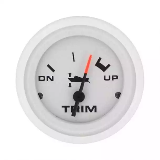 Indicateur de trim Yamaha avant 2001 Taille 52mm Blanc Promotion