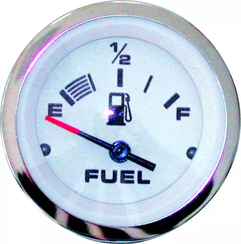 Indicateur à carburant 52mm LIDO PRO 33-240 ohms jauge cadran blanc Solde