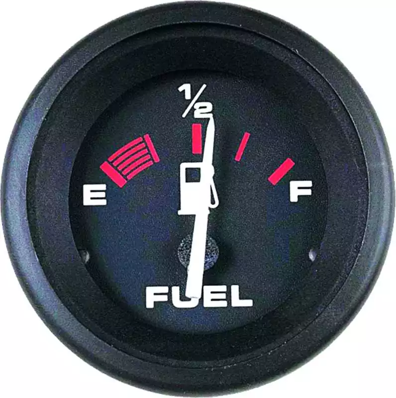 Seulement Aujourd'hui Indicateur à carburant AMEGA 33-240ohms Jauge cadran noir diamètre perçage 52mm