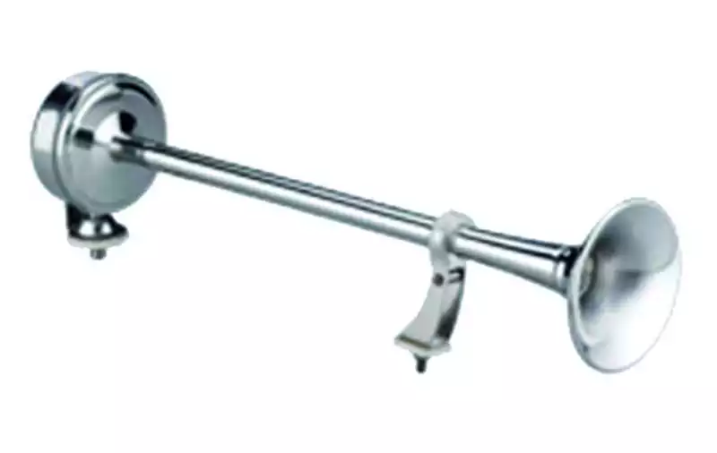 Commander Maintenant Klaxon 1 trompe inox 24V 3A Longueur 470mm 119 dB