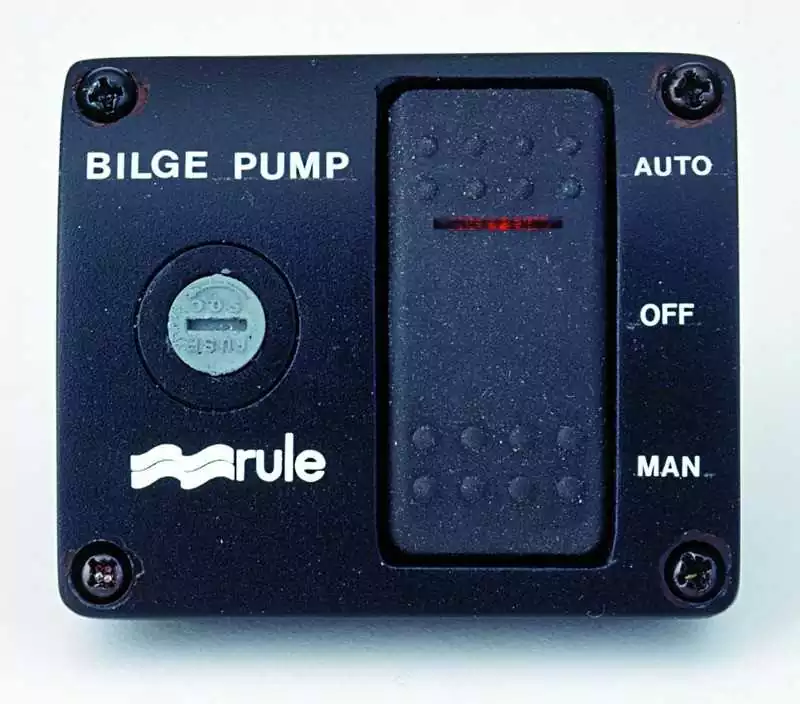 Tableaux protégé pompe à eau 3 positions avec voyant 12 Volts Soldes