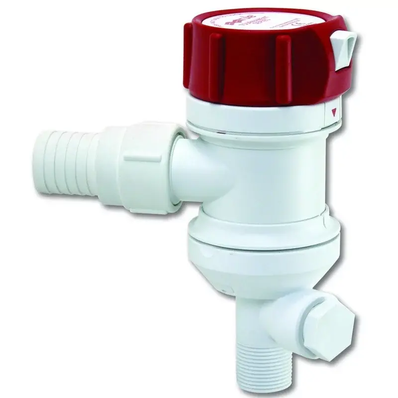 Pompe Rule pour viviers 12V 605FC 3785L/H 69 L/min sortie 29mm Vente Directe