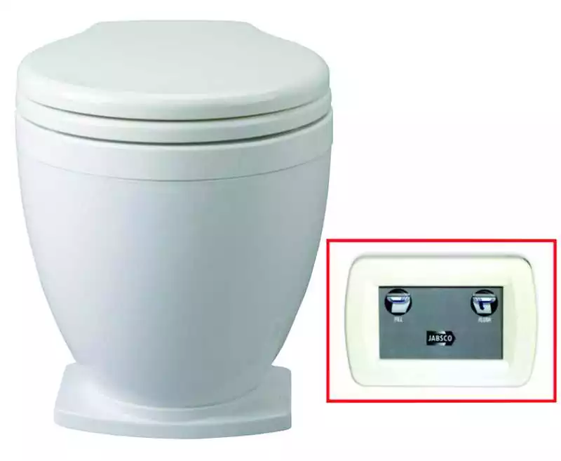 Vente Directe WC électrique Lite Flush 12V H 373 x L 342 x P 401mm avec interrupteur tableau