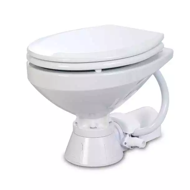 WC électrique Regular grand modèle 24V dimensions 350 x 430 x 350mm tuyau sortie 25-38mm Meilleure Vente