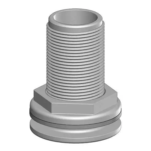 Passe-coque 1" 1/4 pouces BSP diamètre intérieur 32mm BLANC Retour Gratuit