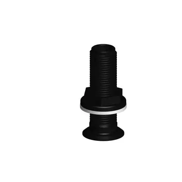 Offre Spéciale Passe-coque encastré 1/2" pouces BSP diamètre intérieur 12mm noir