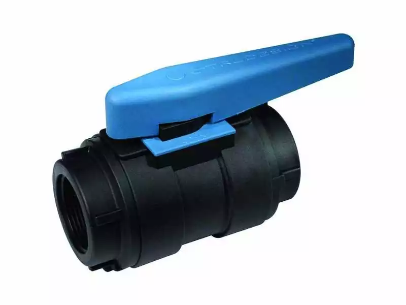 Vente Flash Vanne à sphère 1" pouce Passage 19mm joint en polymère avec PTFE pour lubrifier