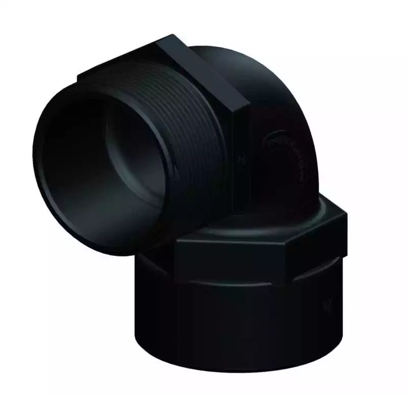 Soldes Raccord coudé 90 degrés 1"1/4 Male Femelle BSP 32/32 mm