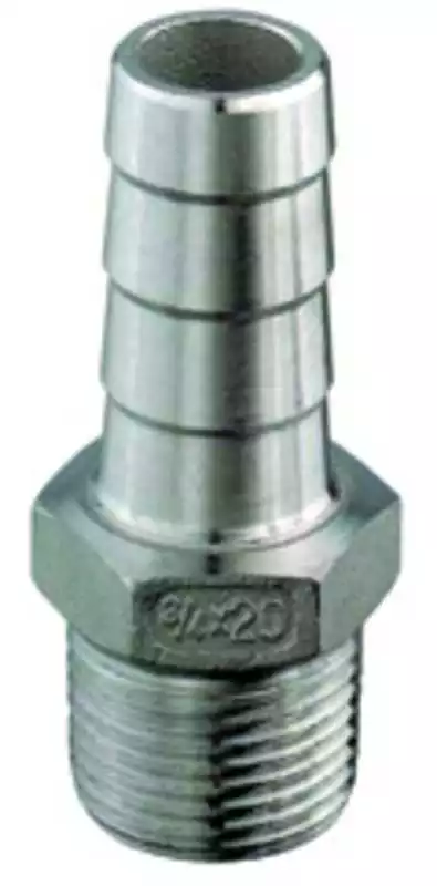 Prix Cassé Raccord Inox Male Male cannelé et fileté 1"1/2 diamètre 45mm