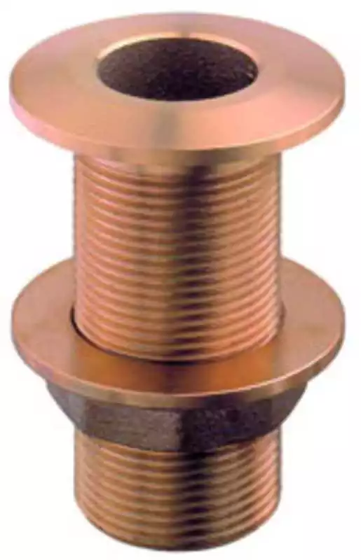 Passe coque bronze 1"1/2 pouces diamètre 38mm Longueur 96mm Produit De Marque