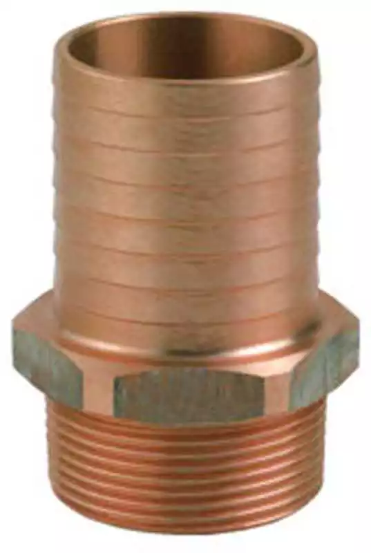 Quantité Limitée Raccord bronze Male Male cannelé et fileté 1" diamètre 25mm