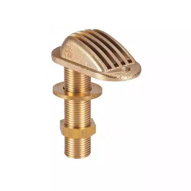 Passe-coque Crépine laiton 3/8" pouces diamètre 10mm Longueur 75mm Prix Réduit