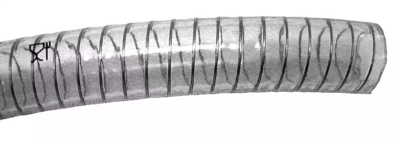 Tuyau alimentaire PVC Spire acier diamètre 38mm vendu par 30 metres Jusqu'à Épuisement Des Stocks