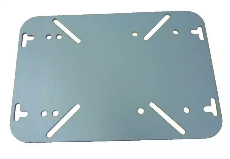 Plaque d‘adaptation sièges UNIVERSELLE Longueur 320mm Largeur 220mm Epaisseur 4mm Super Prix