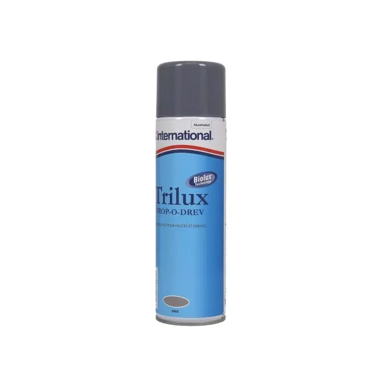 Antifouling Trilux Prop-O-Drev Gris 500ml hélices Aérosol embases hélices arbres Expédié Aujourd'hui