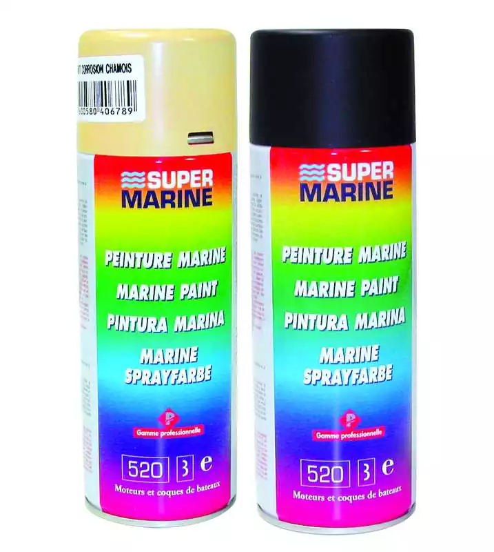 Vernis marin Incolore Surfaces peintes aérosol 400ml Nouvelle Collection