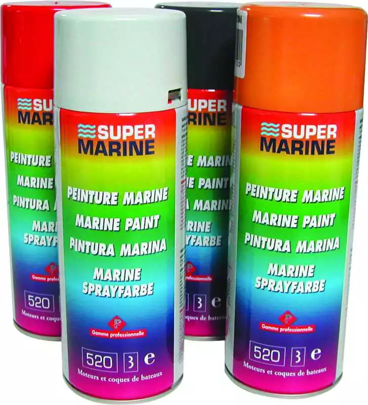 Dernier Modèle Peinture marine hors bord SUZUKI Gris foncé métalisé Aérosol 400ML