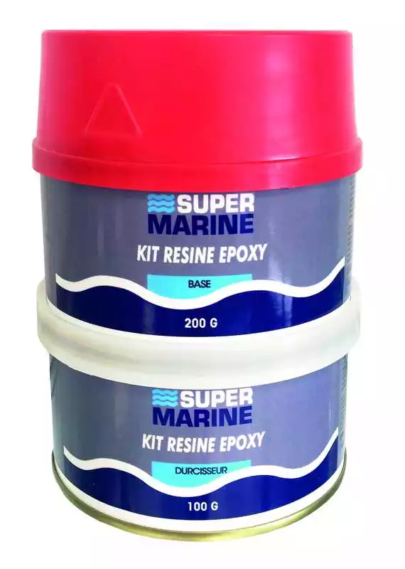 Kit résine et durcisseur 300grs stratifier les planches à voile et bois Vente Flash