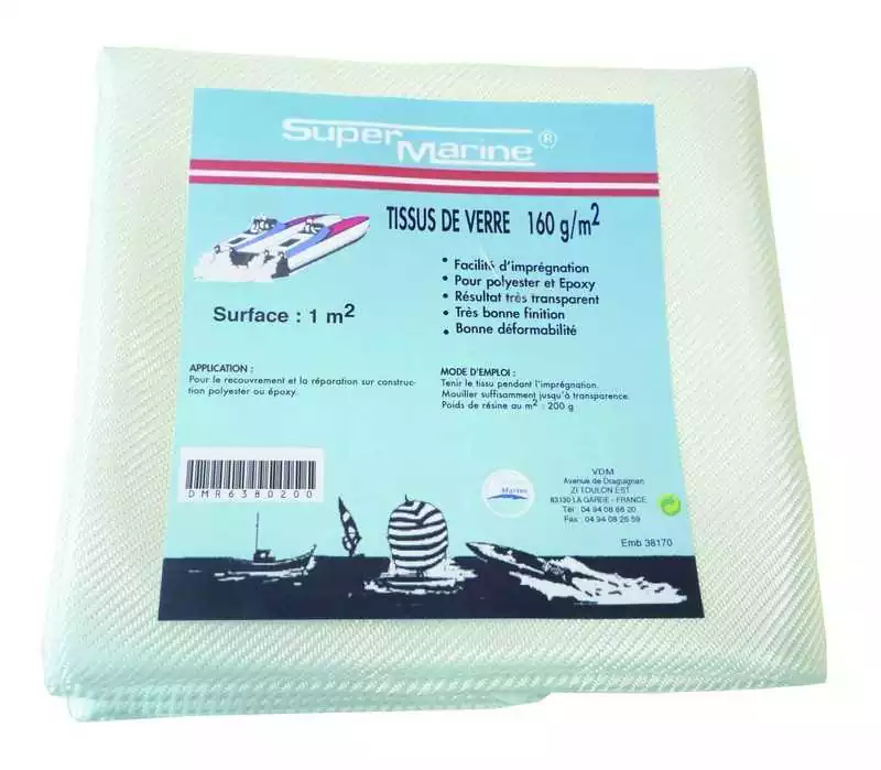 Tissu de verre SATIN ROVING 160G 1M2 Usine Directe