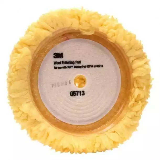 Soldes Peau de Mouton Jaune 5713 pour lustrage diamètre 229 mm