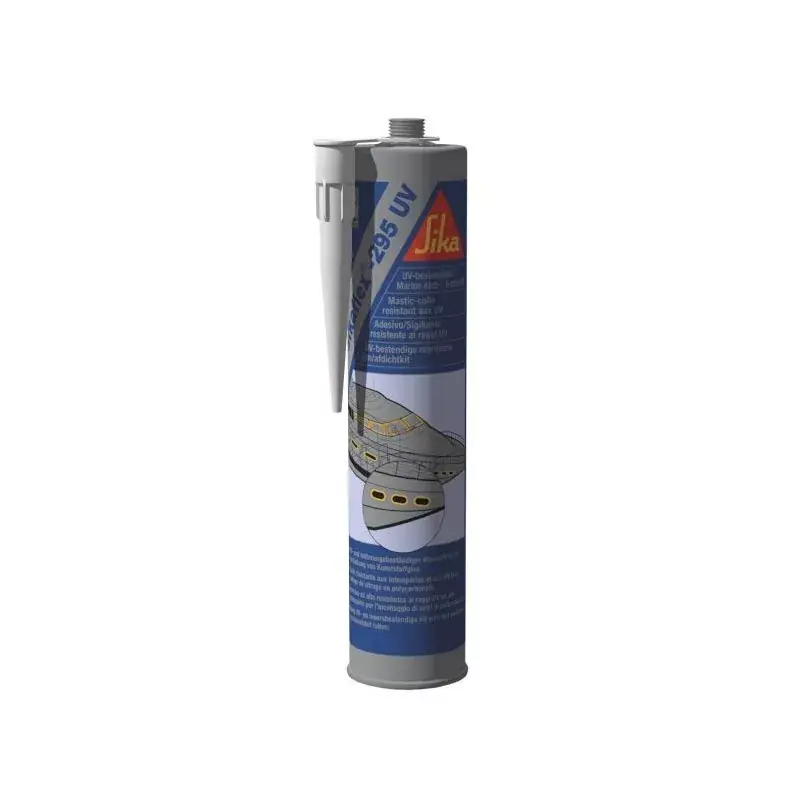 Satisfait Ou Remboursé SIKAFLEX® 295 UV Noir collage étanchéité fenêtres et hublots 300ML