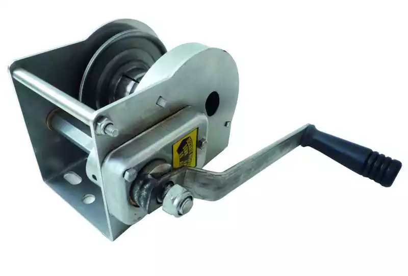 Solde Treuil auto-freiné tout inox capacité de halage 750 kg